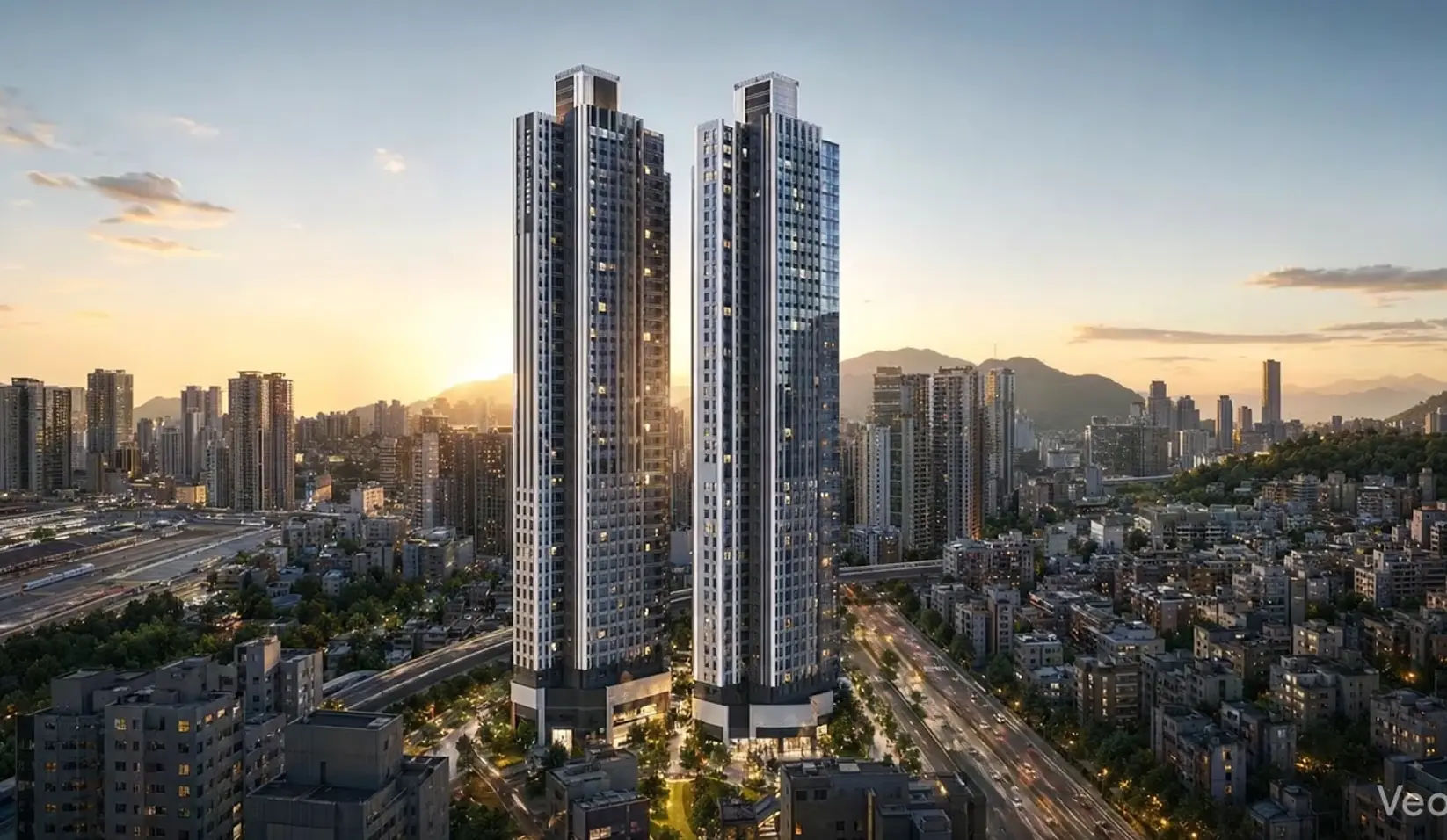 가야역 롯데캐슬 스카이엘 대표 조감도 이미지